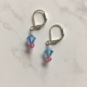 💕Girls delicate Swarovski Crystal earrings